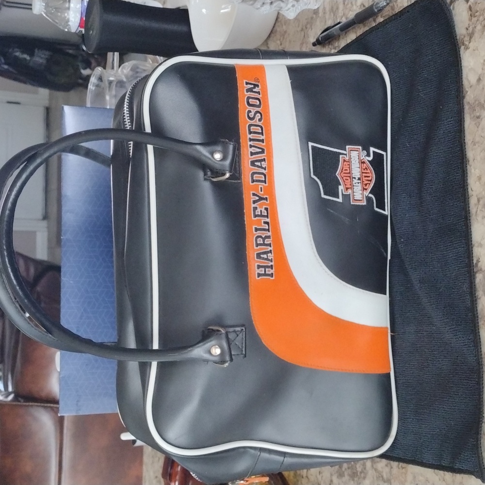 Harley Davidson zippered tote